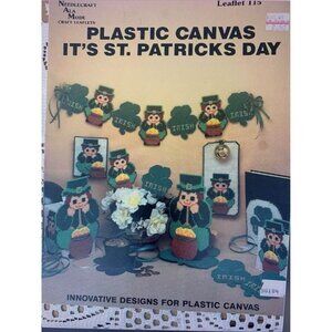 Plastic Canvas St. Patricks Day Cross Stitch Design Bookleaf 115 DIY Fun Crafts